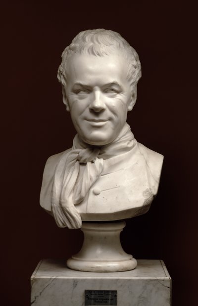 Busto retrato de Etienne Maurice Falconet, 1773 de Marie Anne Collot